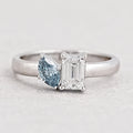 Two Stone Emerald Toi Et Moi Ring