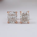 Elongated Cushion Cut Lab Grown Studs