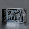 Men's Engraved Wedding Band