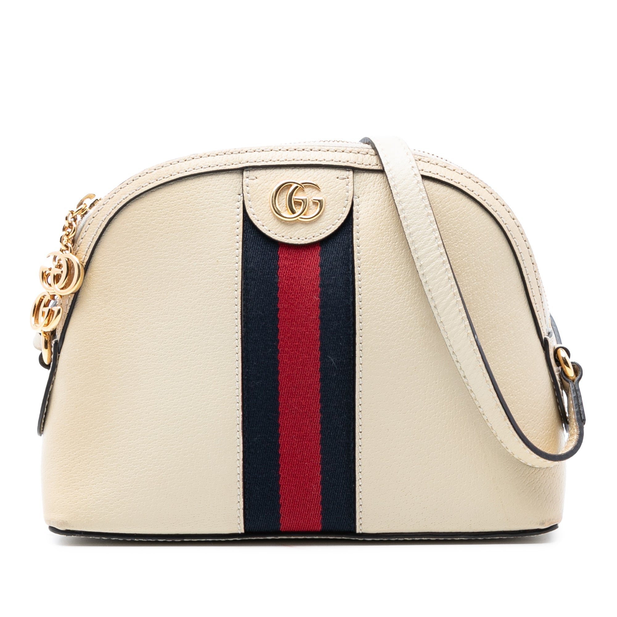 Small Calfskin Ophidia Dome Crossbody