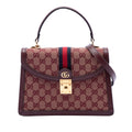 Small GG Canvas Web Ophidia Top Handle Flap