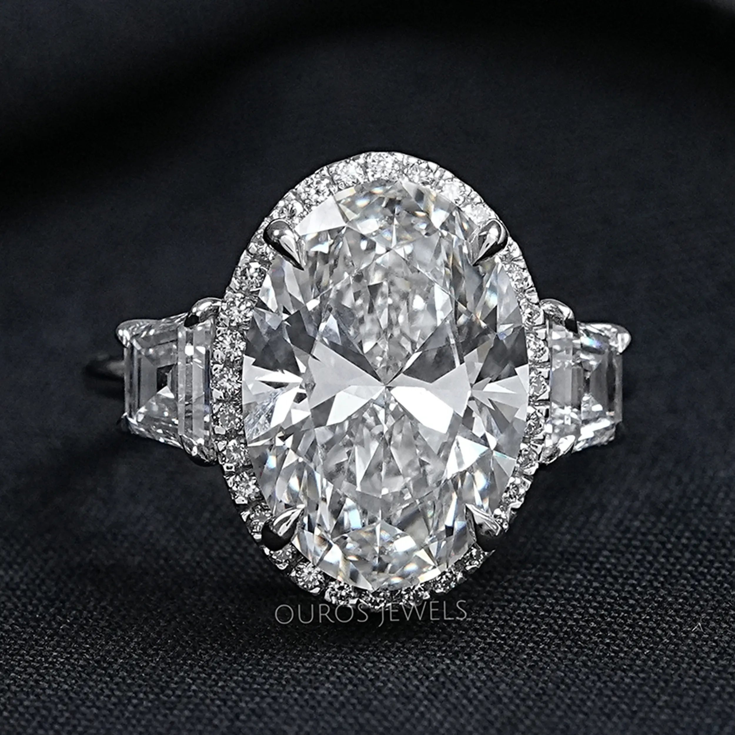 Molly Sims  Oval Three Stone  Ring - 96th Annual Academy Awards