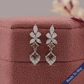 Chocalate Princess Lab Diamond Drop Earrings