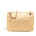 CC Chevron Lambskin Camera Shoulder Bag