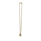 CC Gold Plated Pendant Chain Necklace