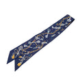 Les Cles a Pois Silk Twilly Scarf