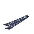 Les Cles a Pois Silk Twilly Scarf