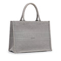 Medium Cannage Embroidered Book Tote