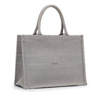 Medium Cannage Embroidered Book Tote