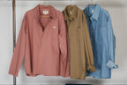Camisa denim verde