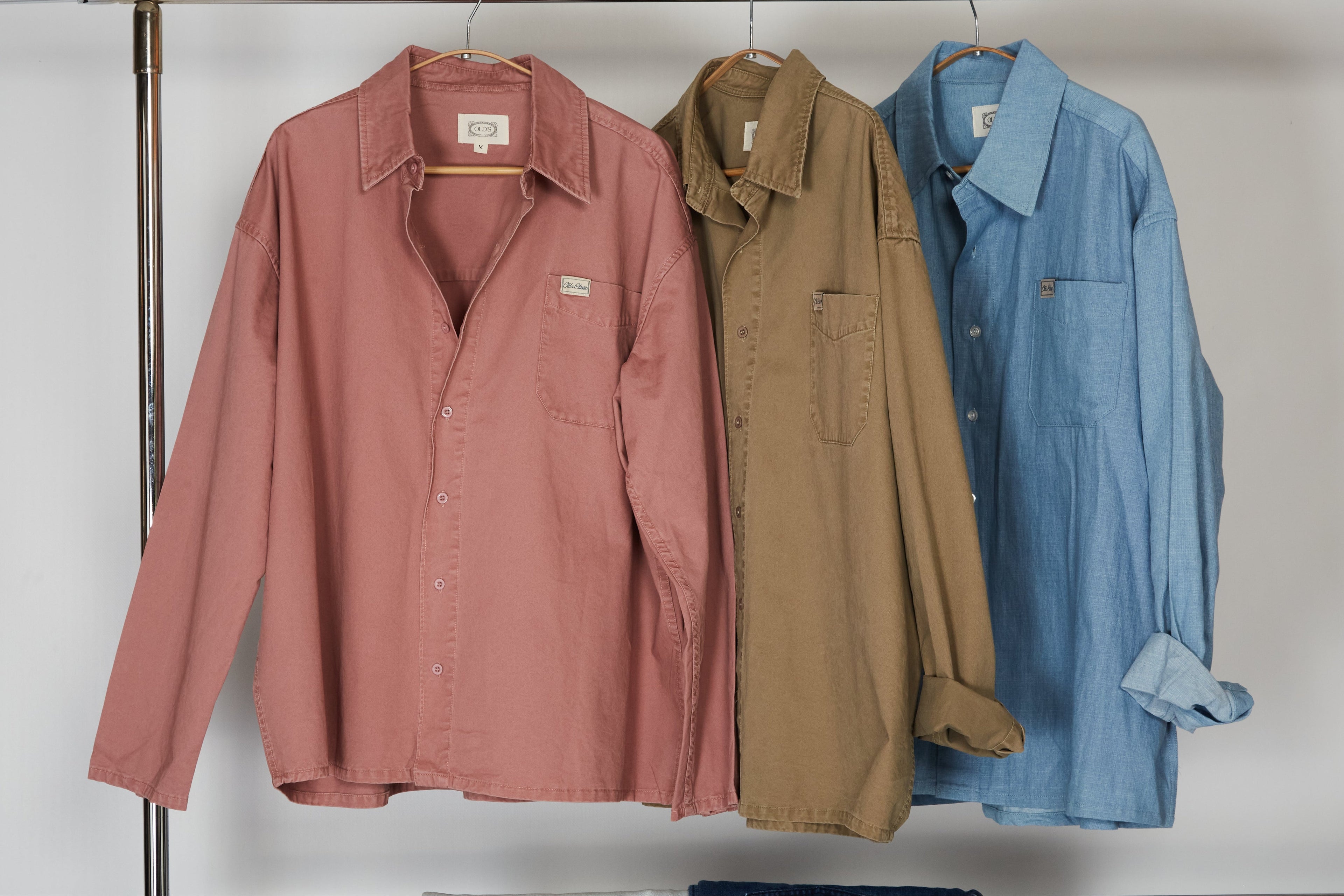 Camisa denim verde