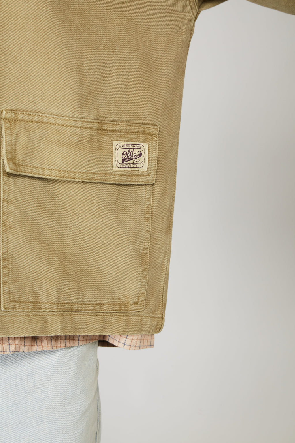 Chaqueta Denim Khaki