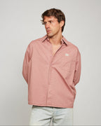 Camisa denim rosácea