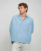 Camisa denim azul