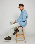 Camisa denim azul