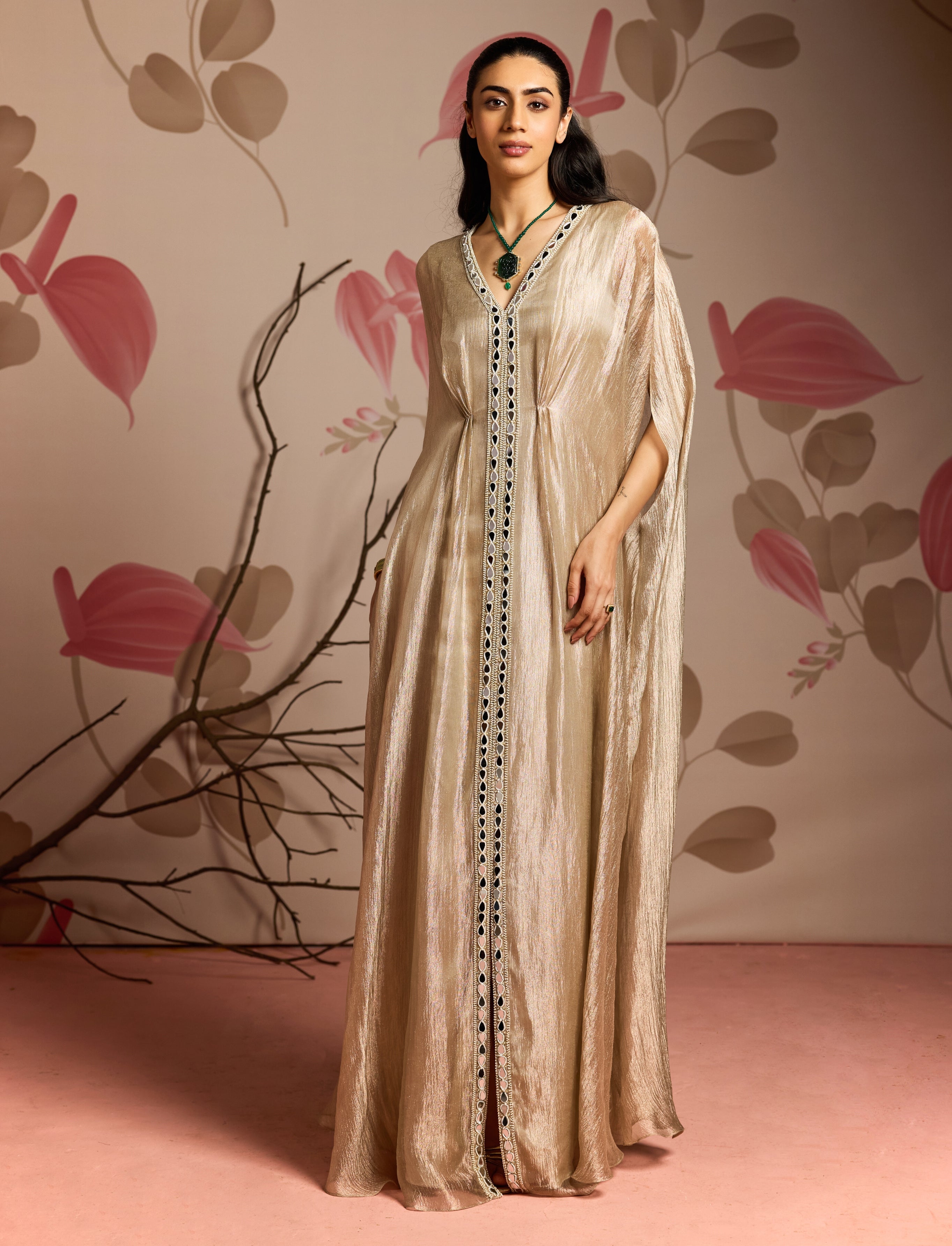 Oleander Kaftan By KYNAH, Luxury Indian Fashion & Bridal Wear