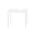 Softer Than Steel Table with Cutout
