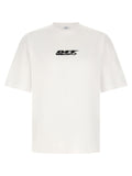 Off White Logo-Print Skate T-Shirt — White