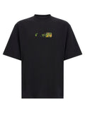 Off White Spices Arrow Graphic Print T-Shirt — Black