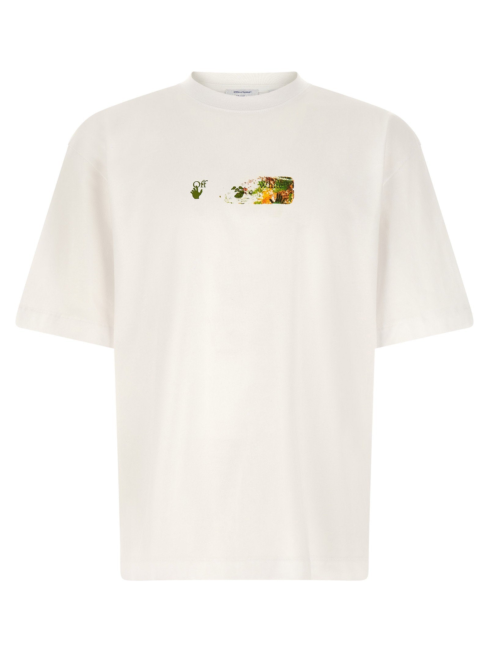 Off White Spices Arrow Graphic T-shirt — White