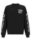 Off White Motion Arrow Graphic Sweatshirt — Black