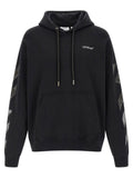 Off White Metal Arrow Skate Print Hoodie — Black