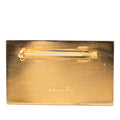Gold Plated CC Plate Brooch