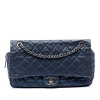Jumbo Quilted Caviar Easy Flap