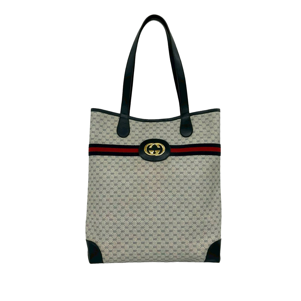 Micro GG Supreme Web Tote