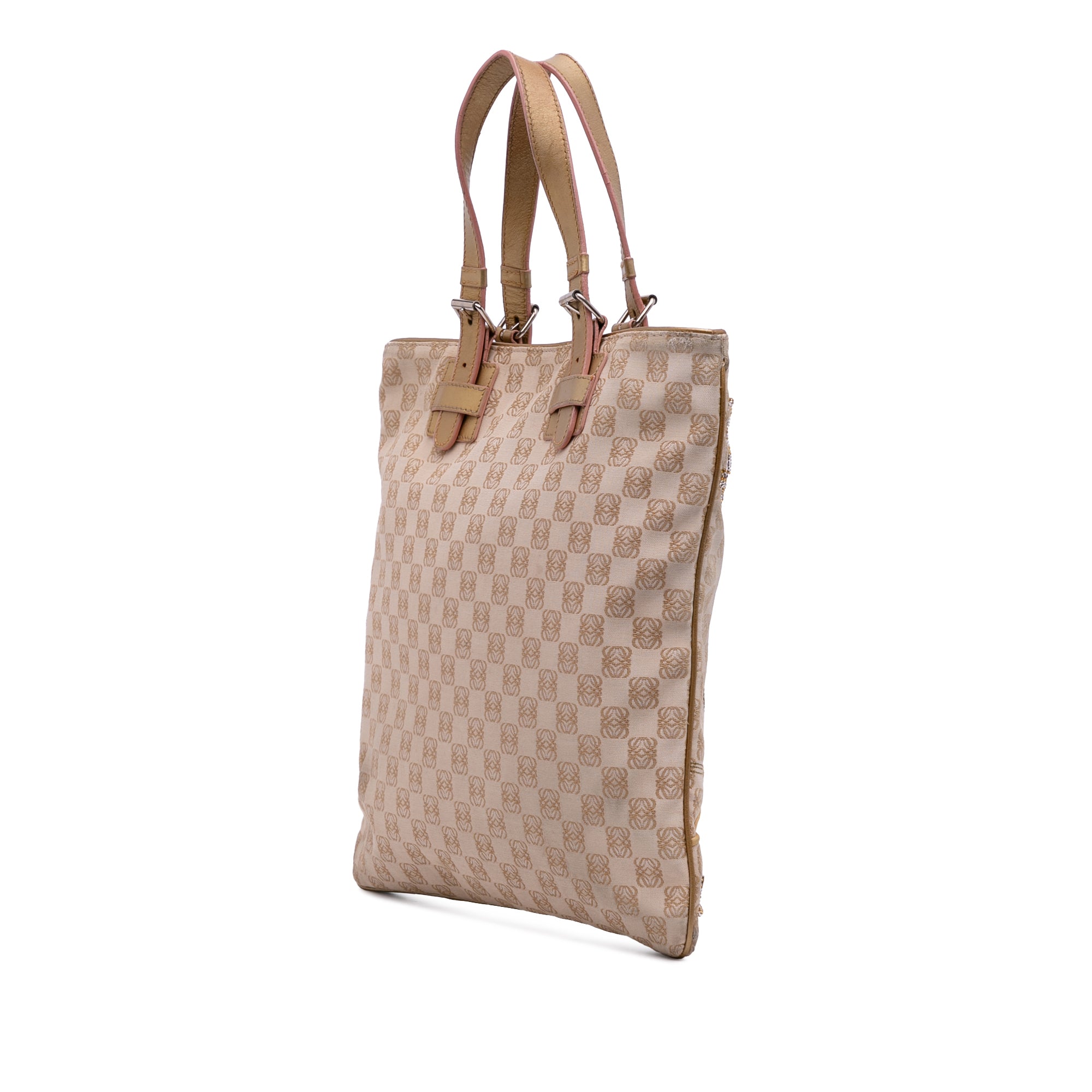 Anagram Canvas Embroidered Tote