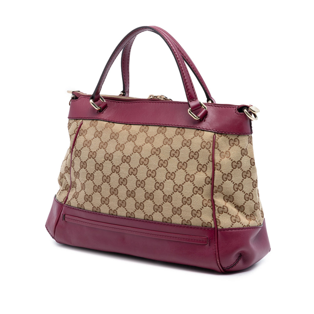 GG Canvas Mayfair Satchel