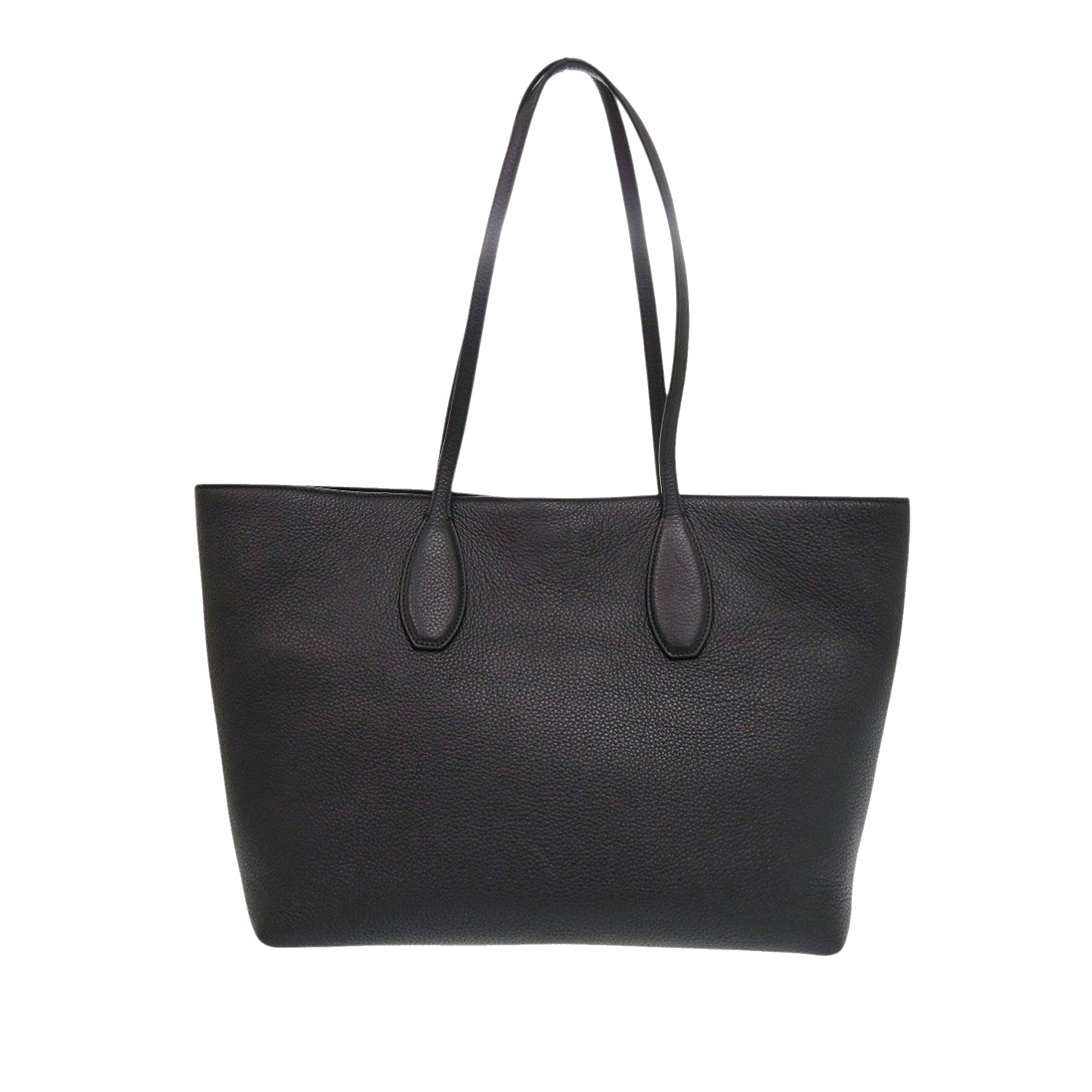 Grained Calfskin Studded Gancini Tote