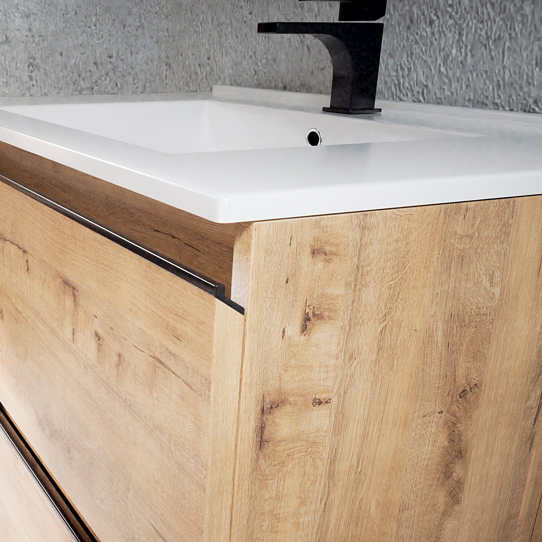 BATHME MADISON TOP Conjunto Completo Mueble 3 Cajones Roble Ostippo