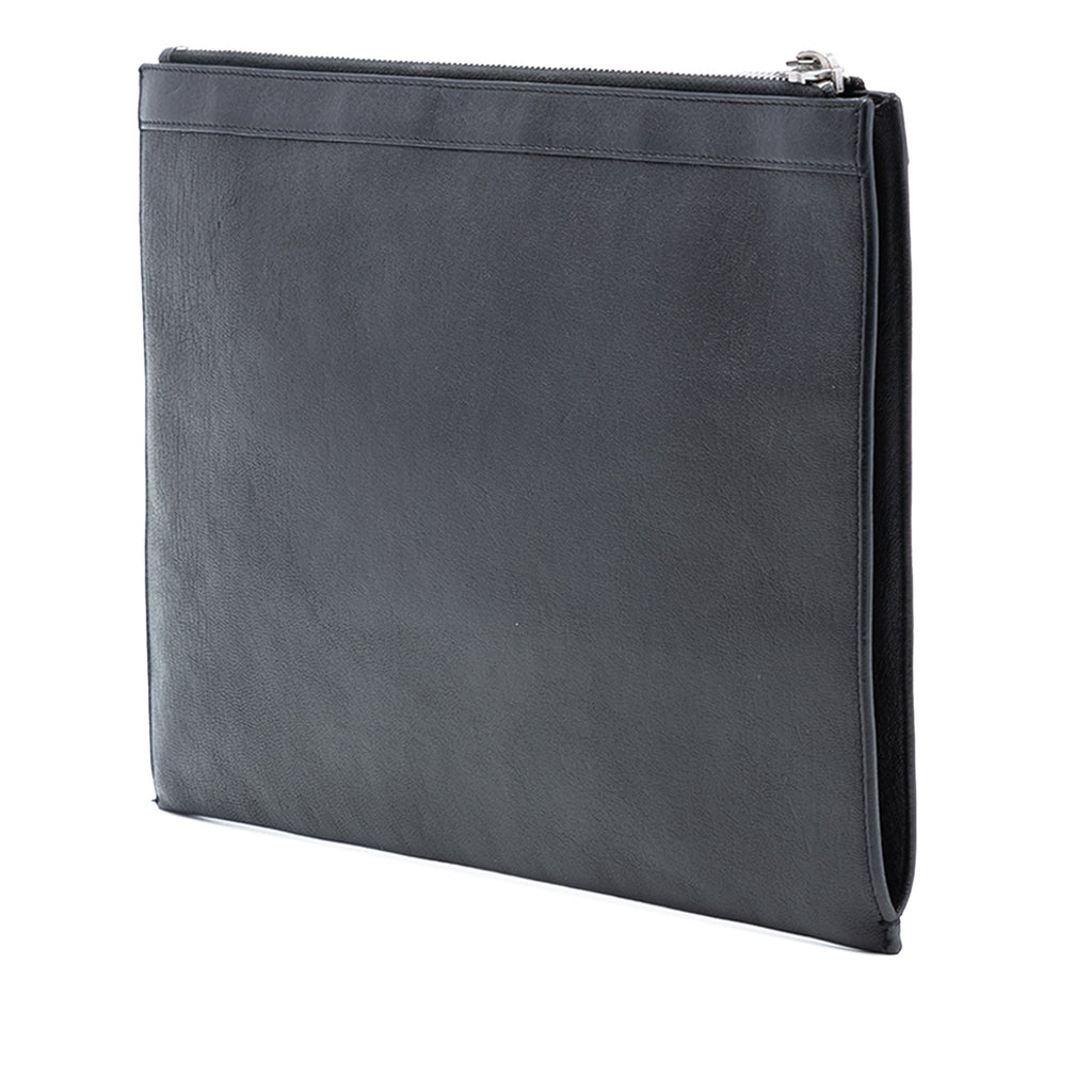 Studded Leather Clutch
