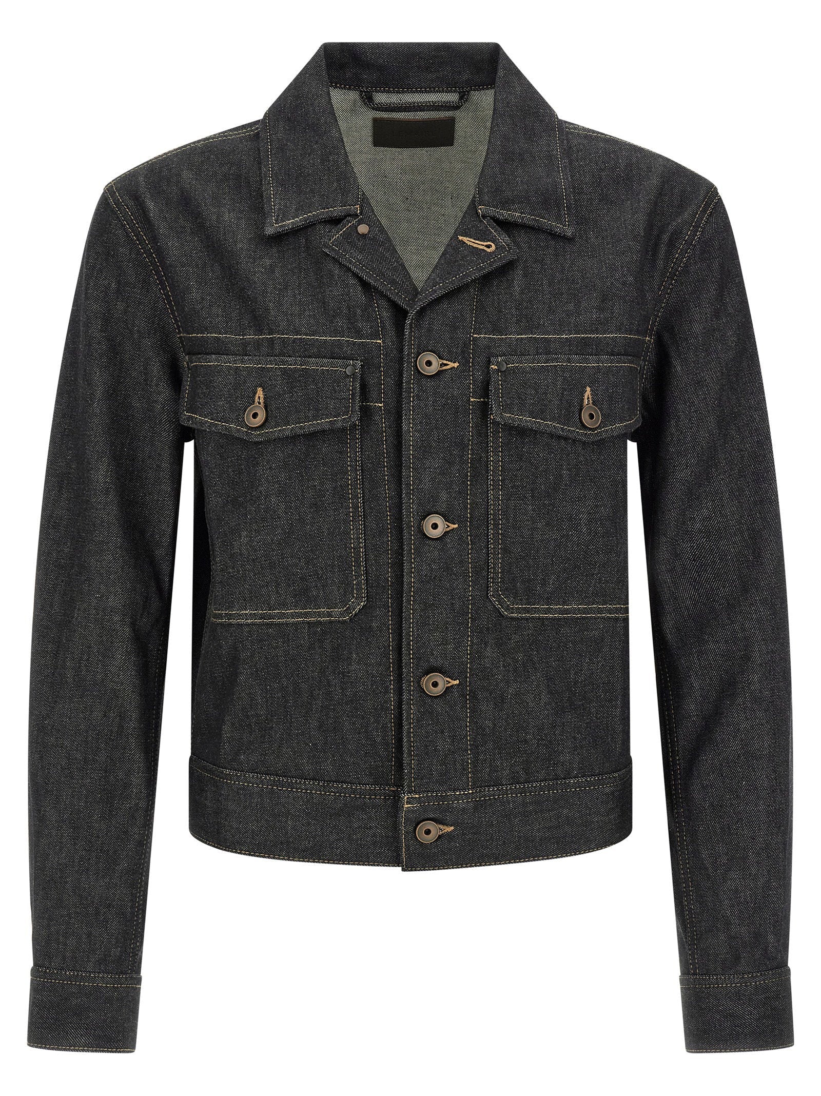 Lemaire Trucker Jacket — Black