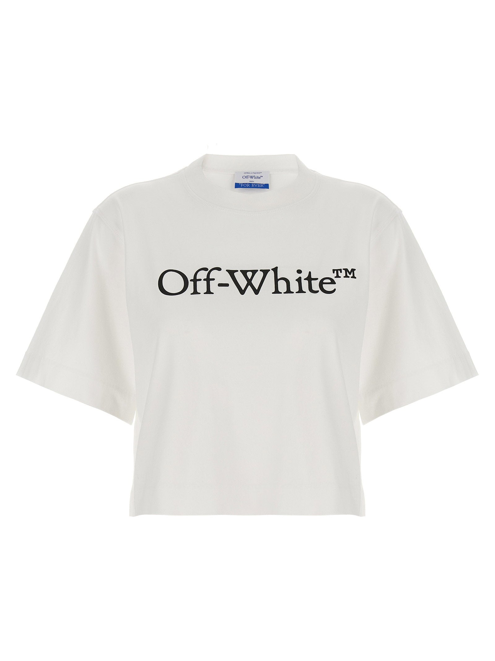 Off White Logo Print T-Shirt — White