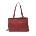 Small Leather Cushion Tote