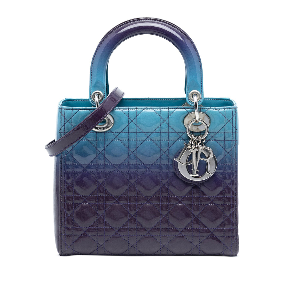 Medium Ombre Patent Cannage Lady Dior