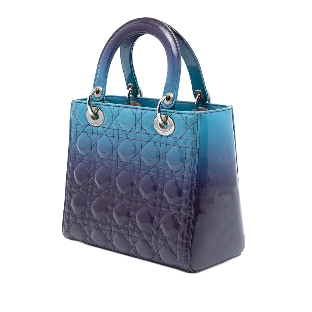 Medium Ombre Patent Cannage Lady Dior