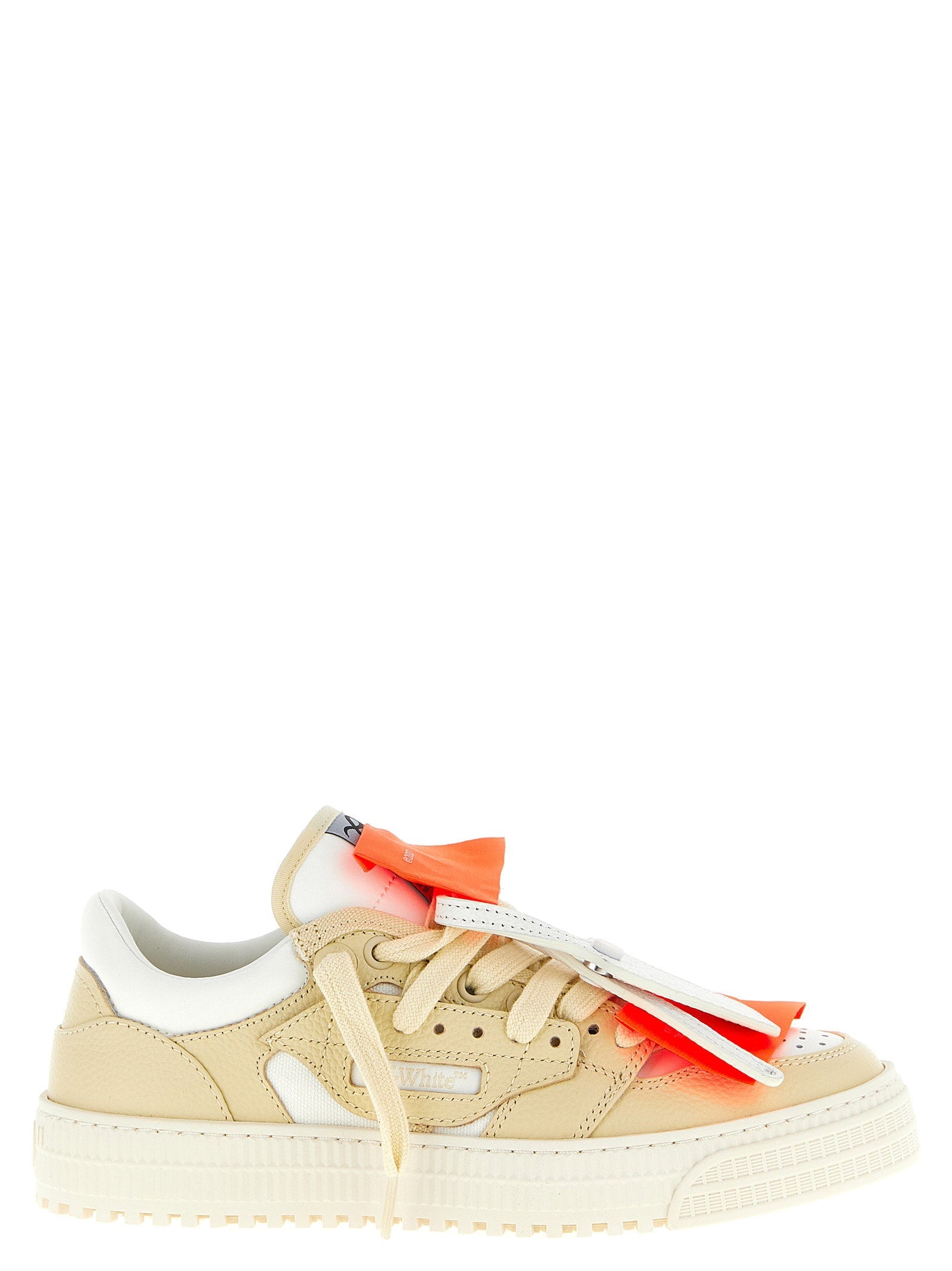Off White 3.0 Court Sneaker — Beige