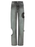 Off White Jeans — Gray
