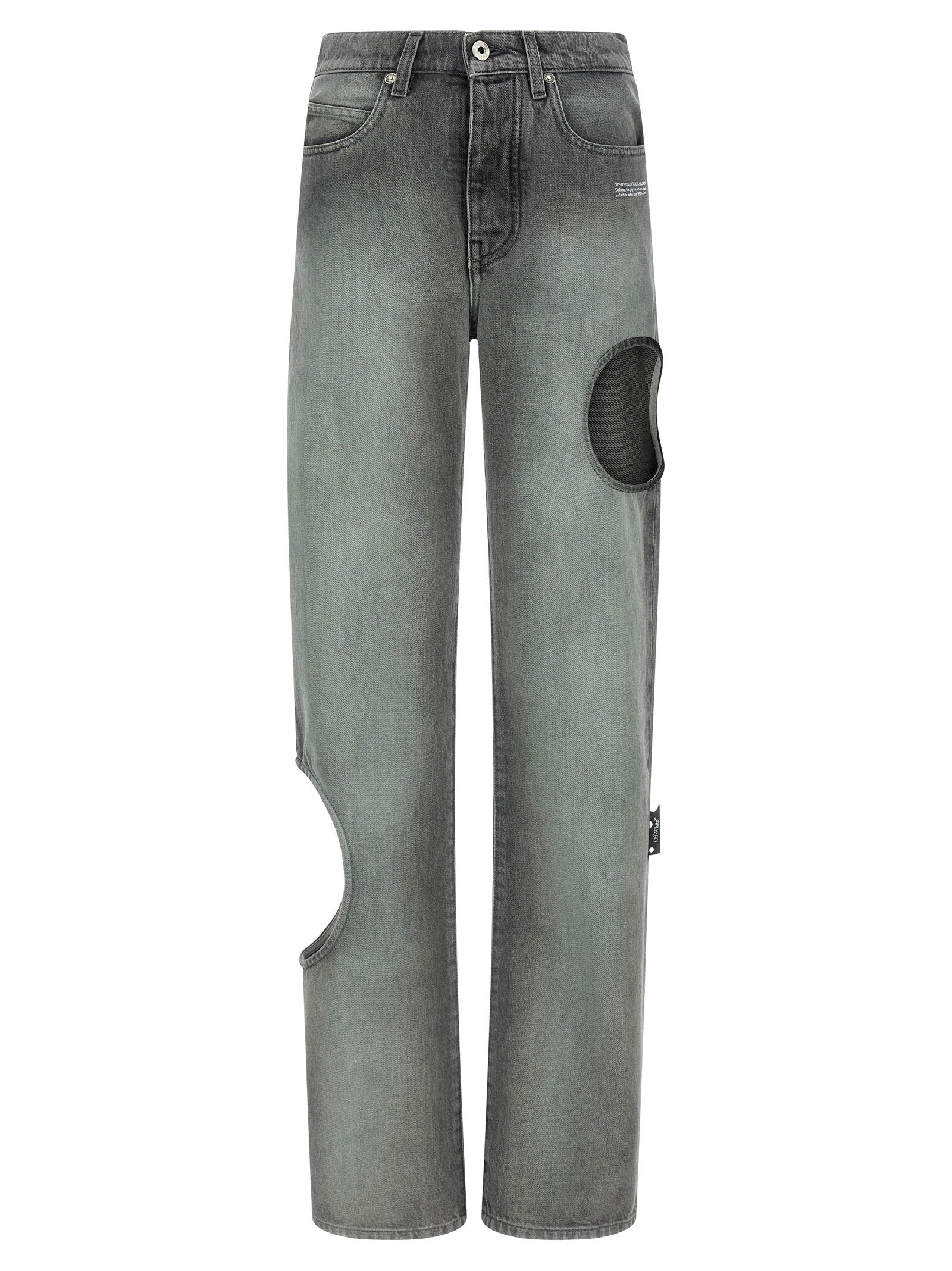 Off White Jeans — Gray