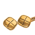 Gold Plated Quilt Charm Chain Belt