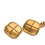 Gold Plated Quilt Charm Chain Belt