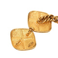 Gold Plated Quilt Charm Chain Belt