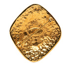 CC Gold Plated Diamond Byzantine Brooch