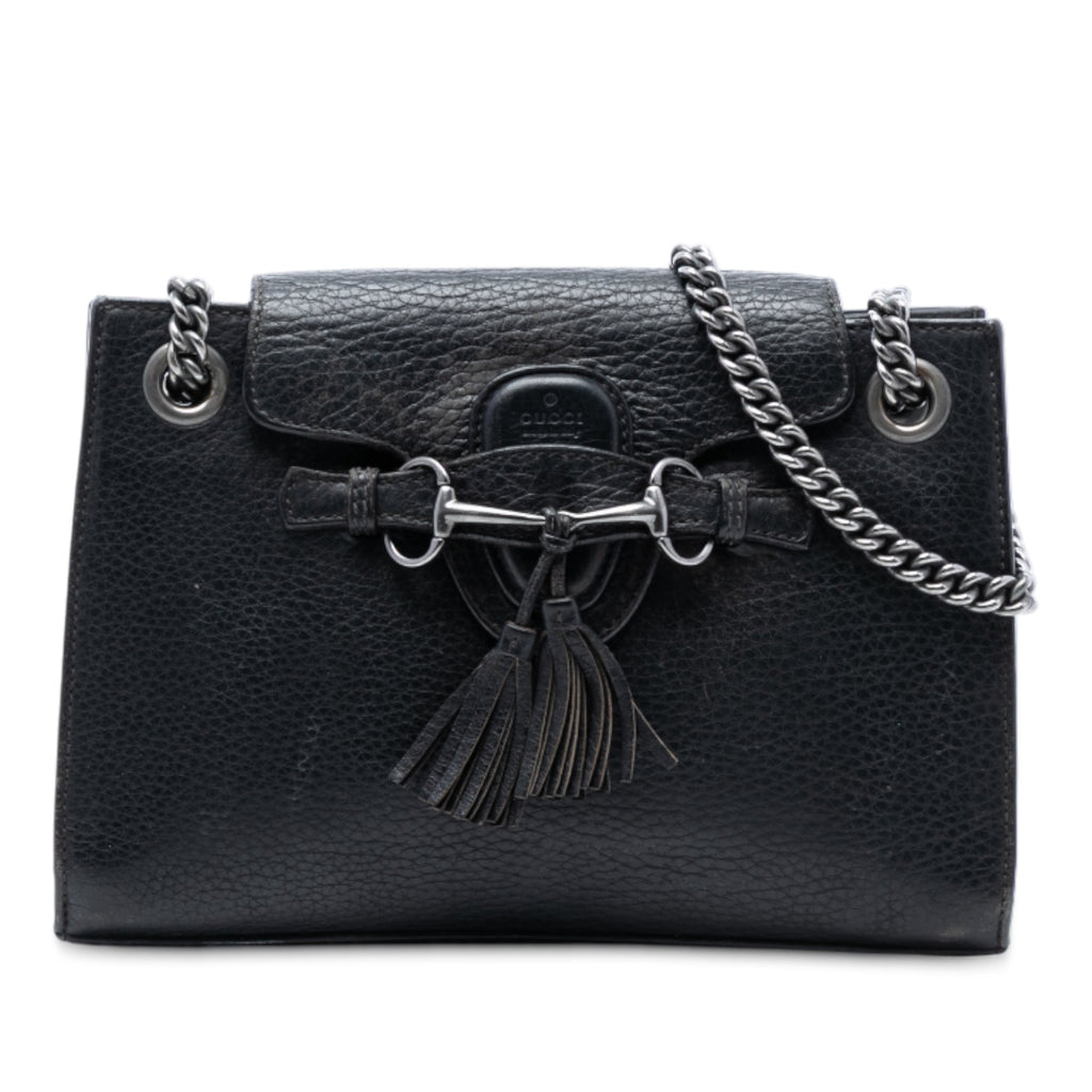 Small Calfskin Emily Shoulder Bag