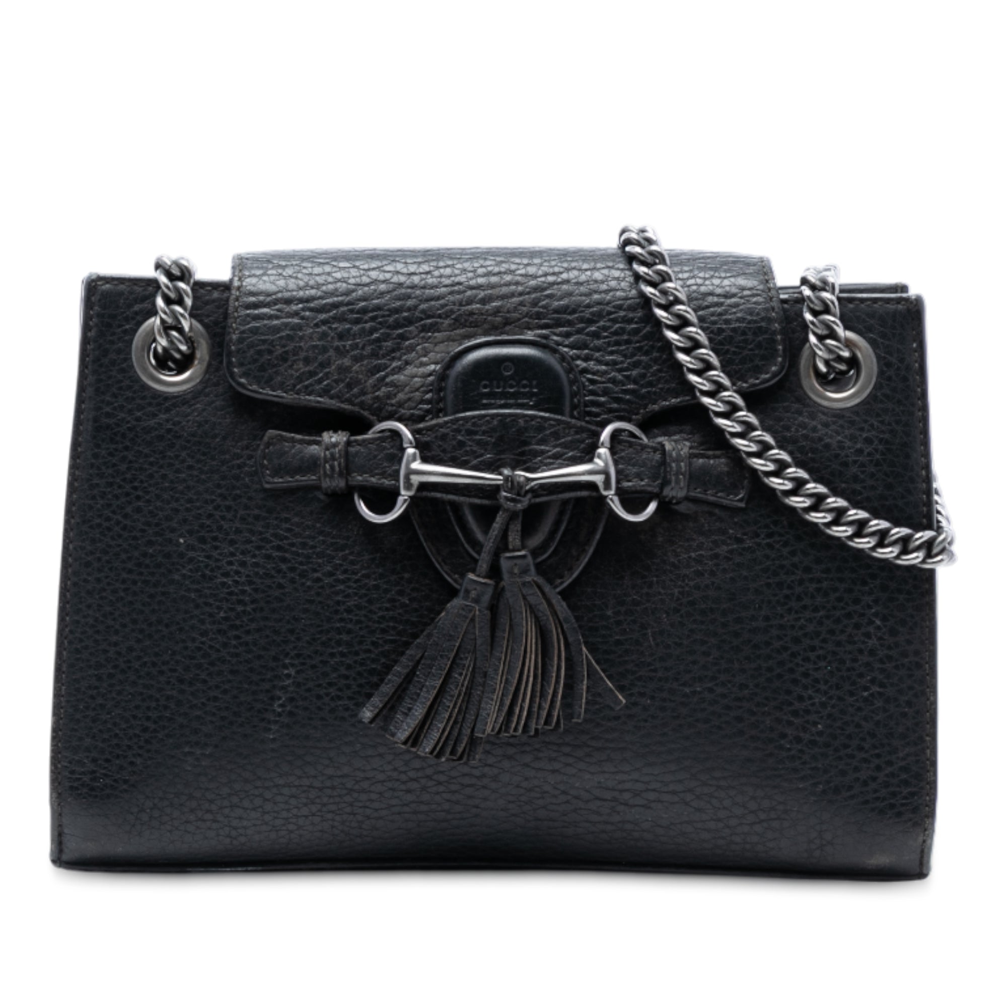 Small Calfskin Emily Shoulder Bag