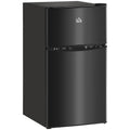 3.2 Cu. Ft. Compact Refrigerator w/ Adjustable Shelves & Reversible Double Doors, Black