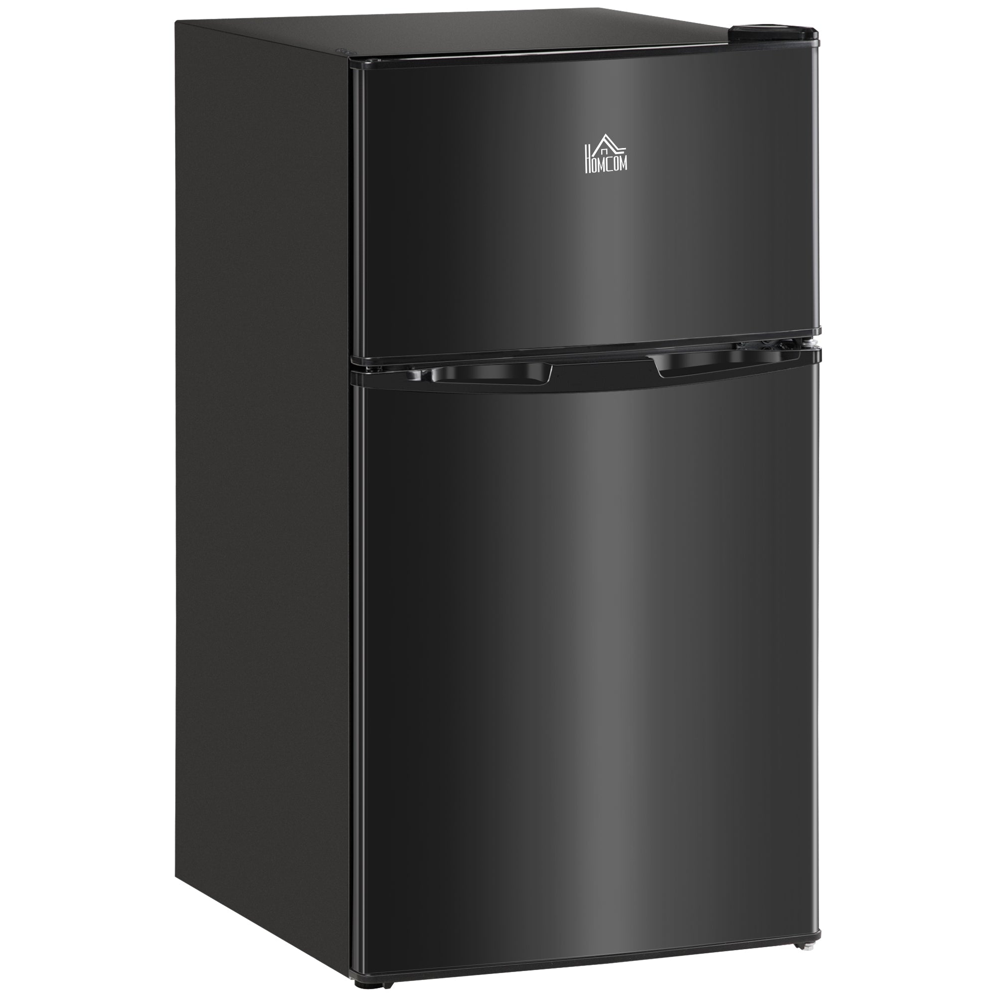 3.2 Cu. Ft. Compact Refrigerator w/ Adjustable Shelves & Reversible Double Doors, Black